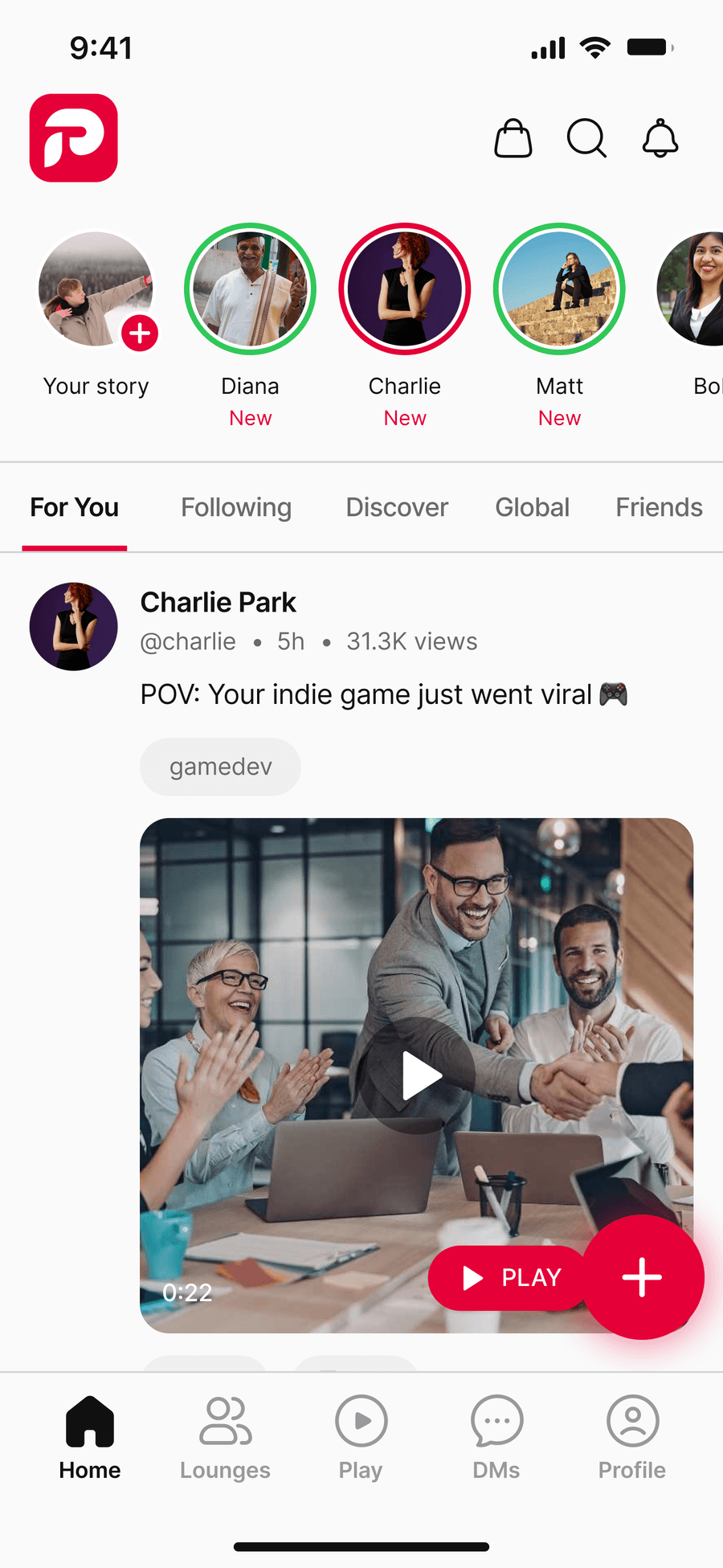 Discovery starts inside Parler