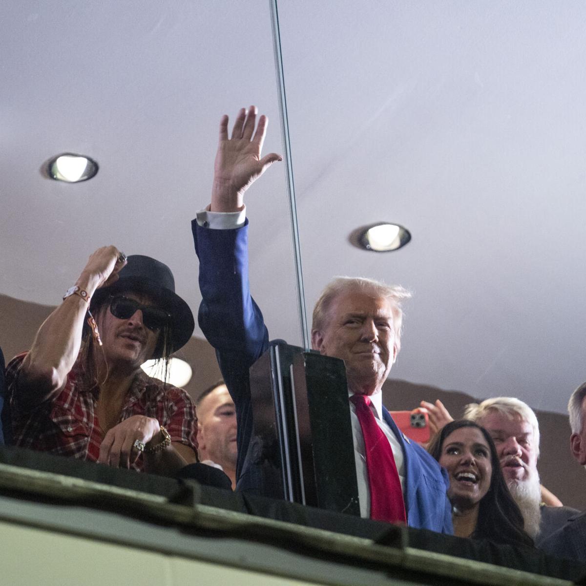 Donald Trump Attends Alabama-Georgia Football Game to Enthusiastic Chants