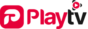 Parler PlayTV logo red black